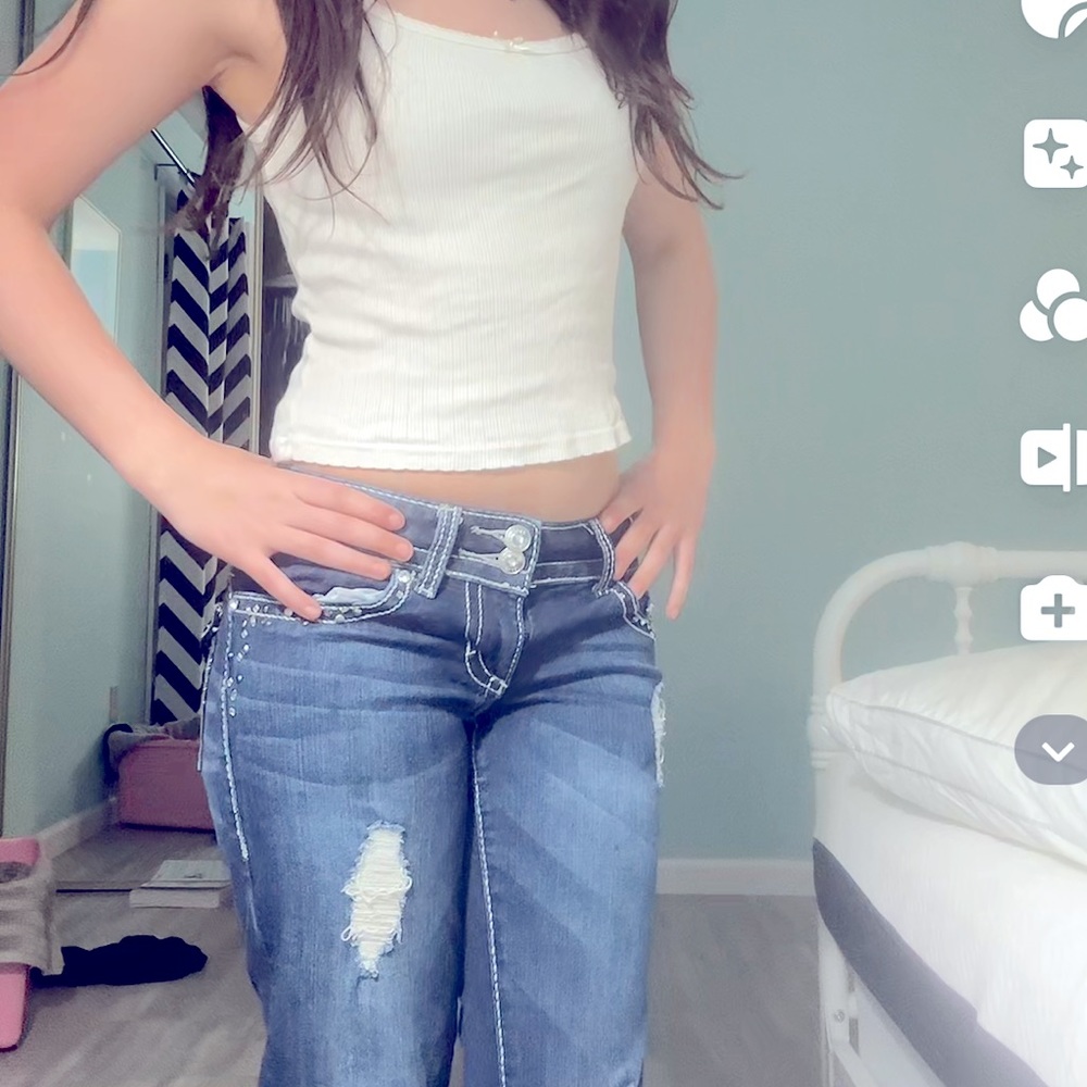 COPY - y2k mcbling low rise jeans